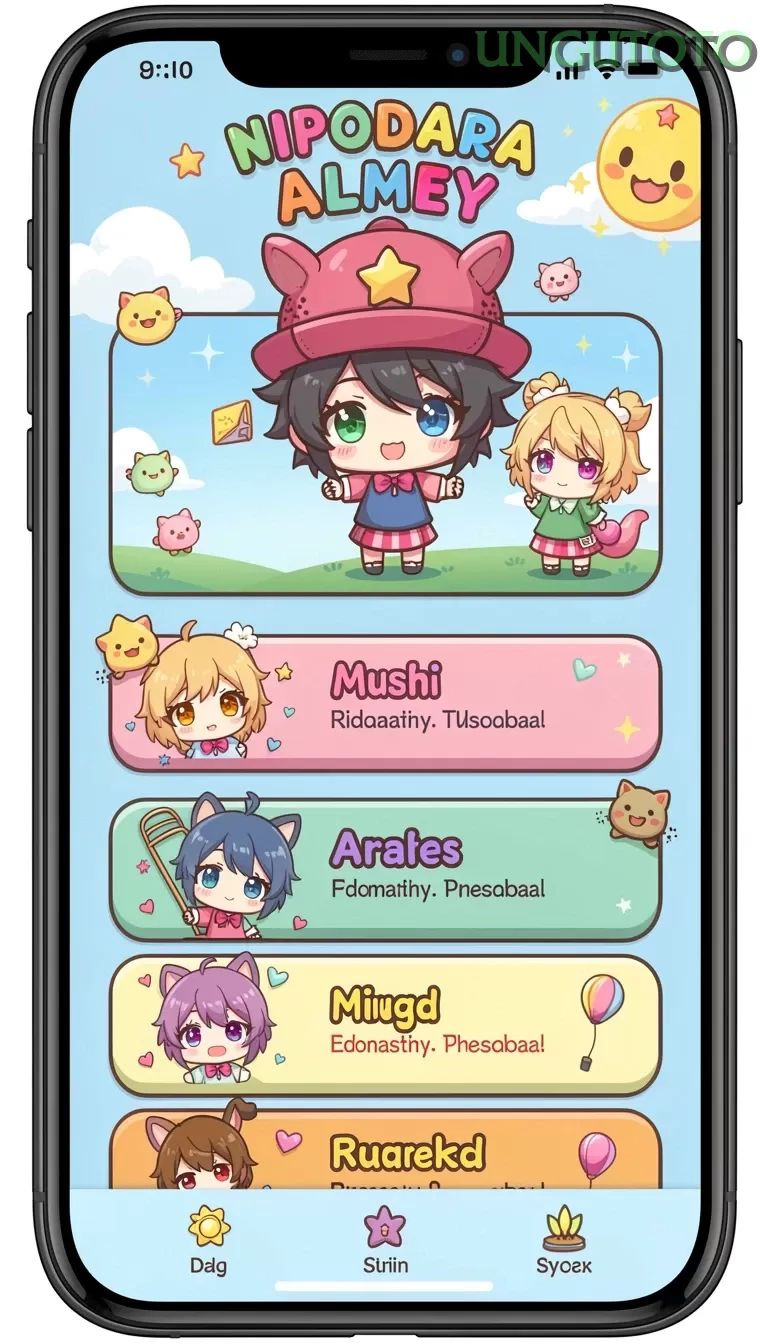 Cuplikan layar KING88 — menu navigasi