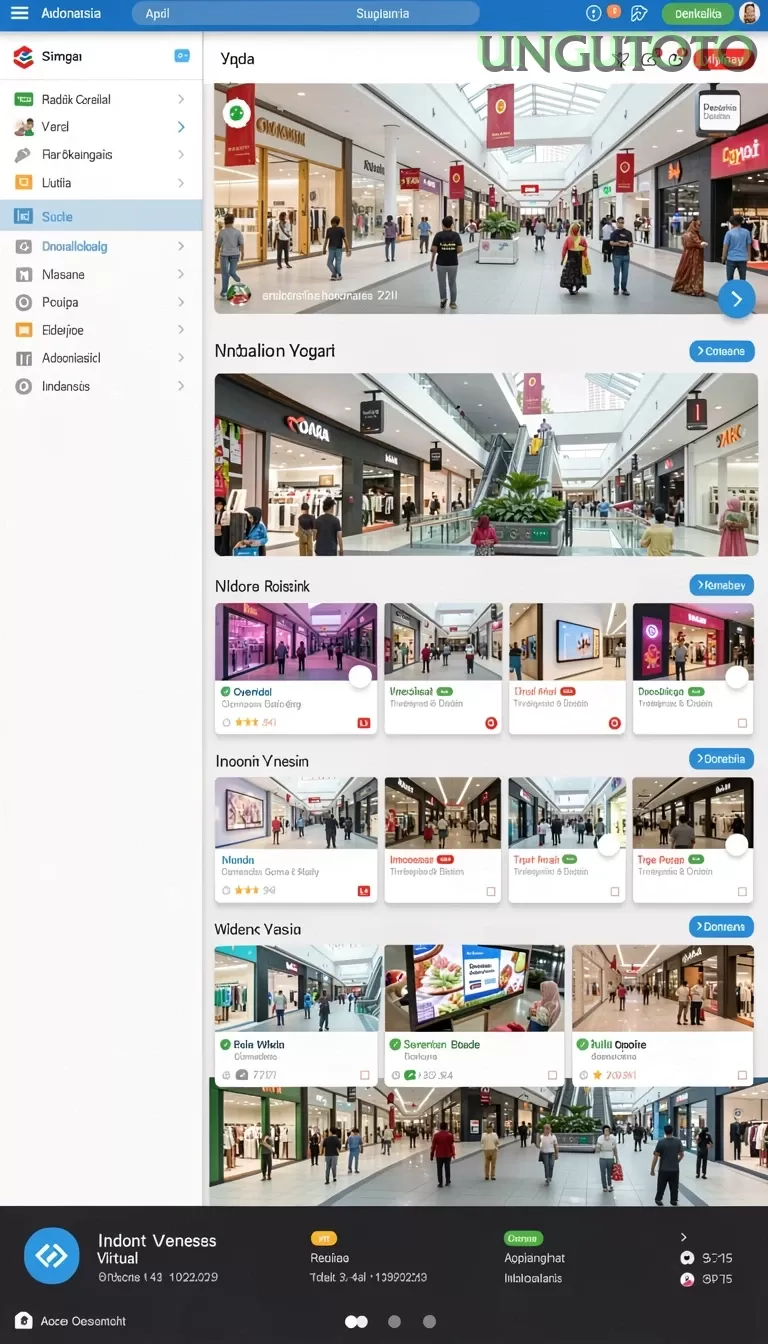 Cuplikan layar LEDAKGG — menu navigasi