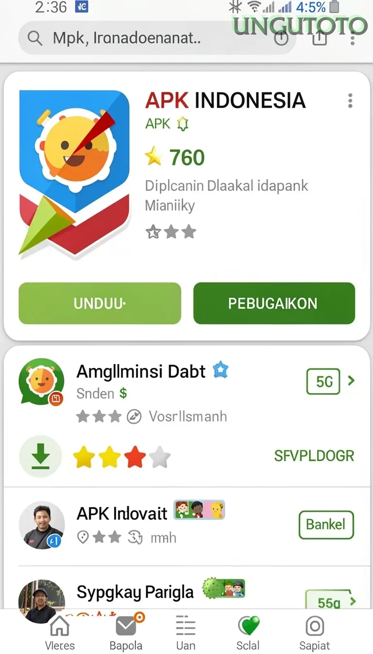 Cuplikan layar QQRP — halaman utama