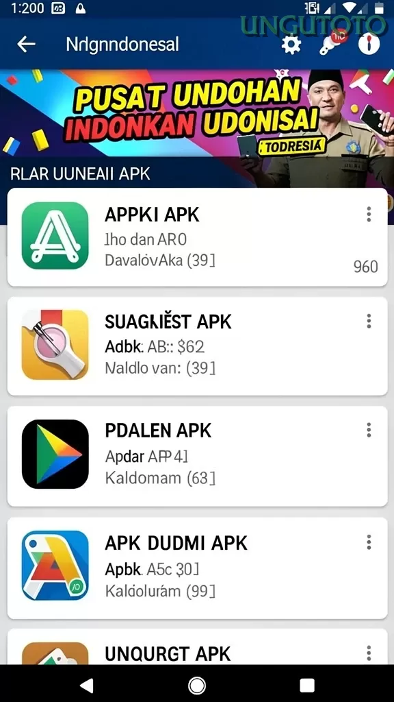 Cuplikan layar RPVIP6 — halaman utama